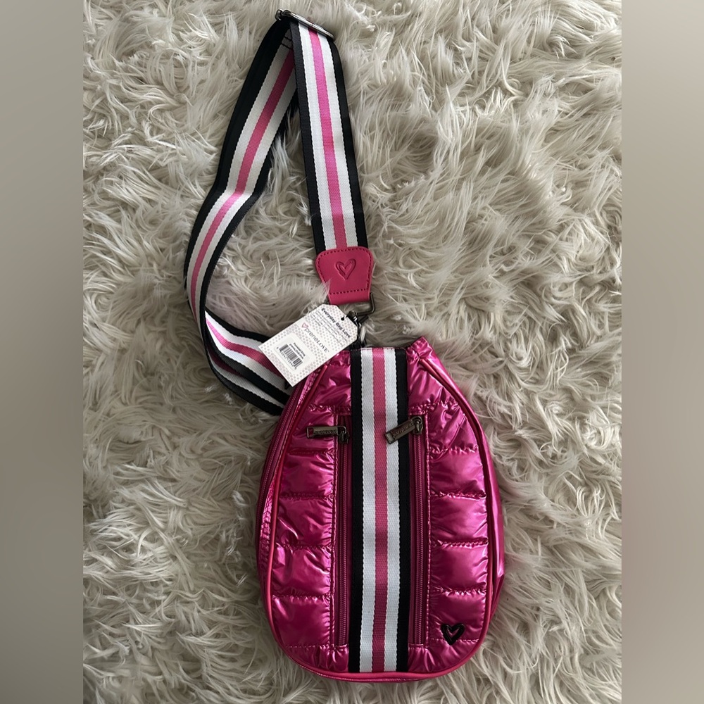 Nwt Prenelove Pickleball Puffer Crossbody
Sling Bag Pink One Size